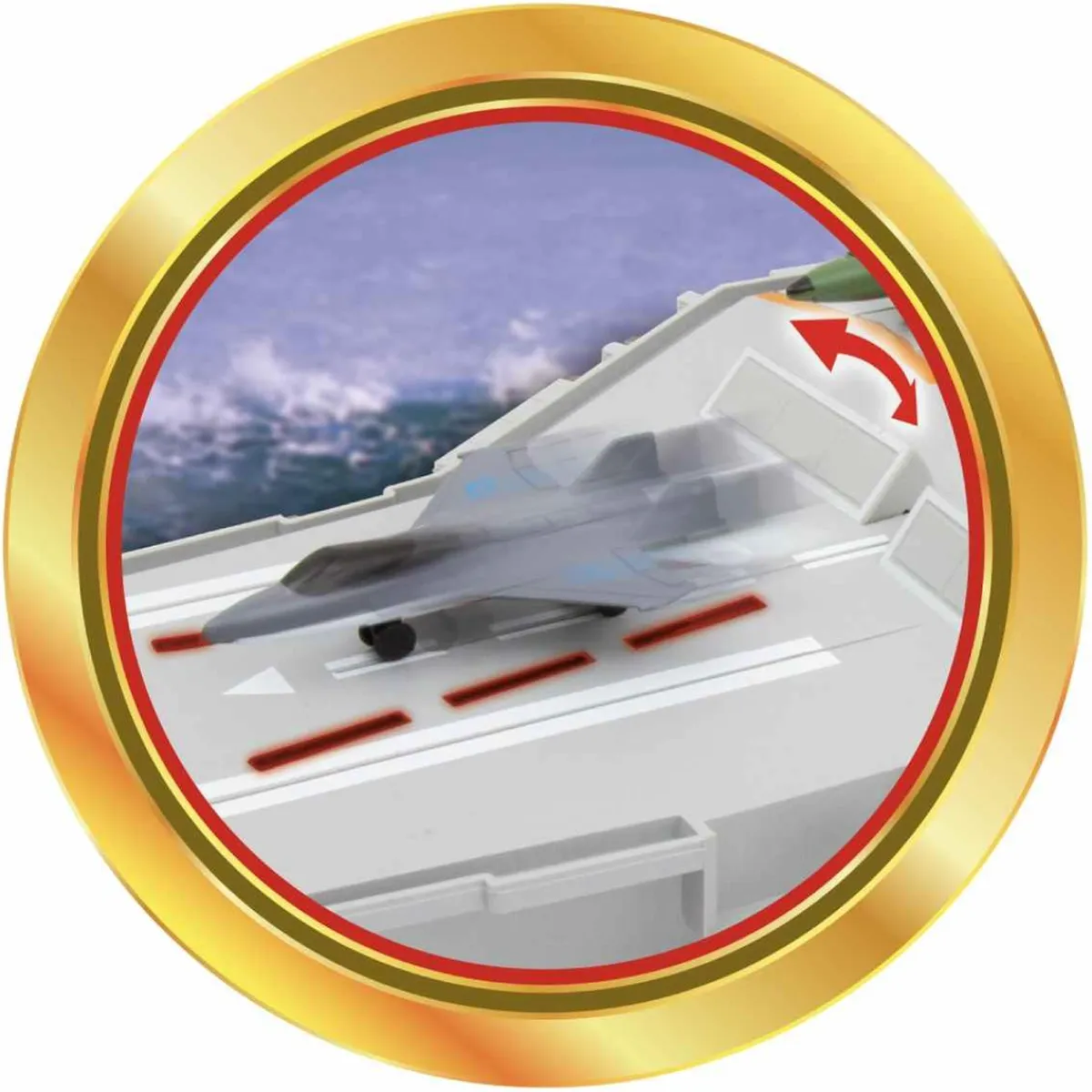 INVINCIBLE HEROS Figuras De Acción*Portaviones Militar interactivo