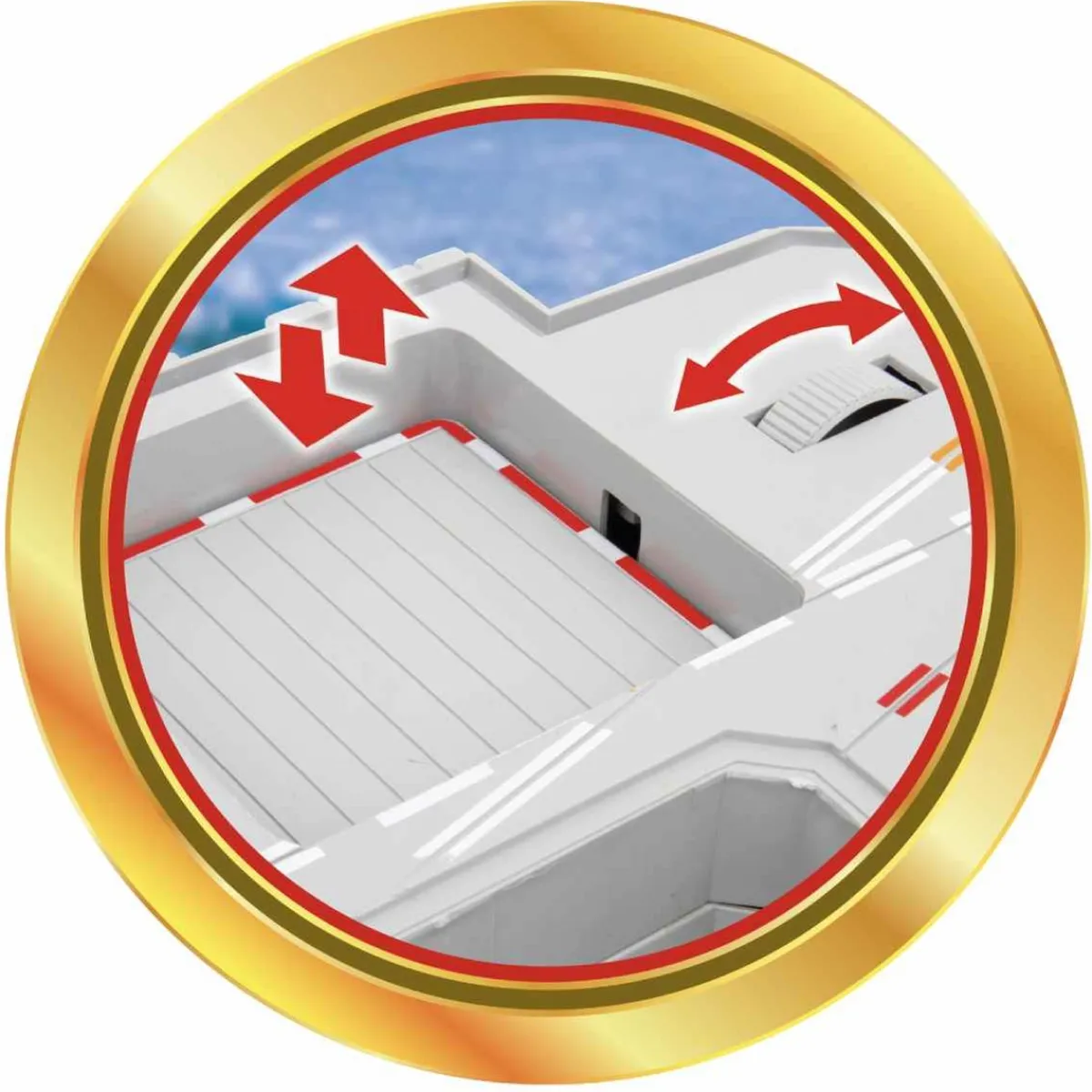 INVINCIBLE HEROS Figuras De Acción*Portaviones Militar interactivo