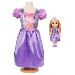 PRINCESAS DISNEY Muñecas*- Muñeca Rapunzel + Vestido (4-6 años)