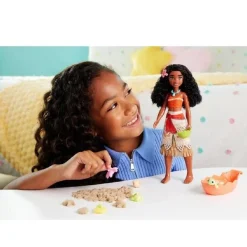 PRINCESAS DISNEY Muñecas*- Vaiana con animalitos marinos