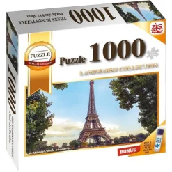 ZIG ZAG Friki Zone|Juegos Y Puzzles*Puzzle 1000 piezas Torre Eiffel con pegamento