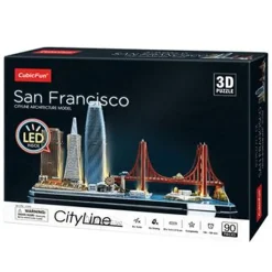 WORLD BRANDS Juegos Y Puzzles*Puzzle 3D City Line Led (Varios modelos)