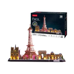 WORLD BRANDS Juegos Y Puzzles*Puzzle 3D City Line Led (Varios modelos)
