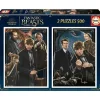 EDUCA BORRAS Juegos Y Puzzles*Puzzles Fantastic Beast 2x500 piezas con cola fix incluida