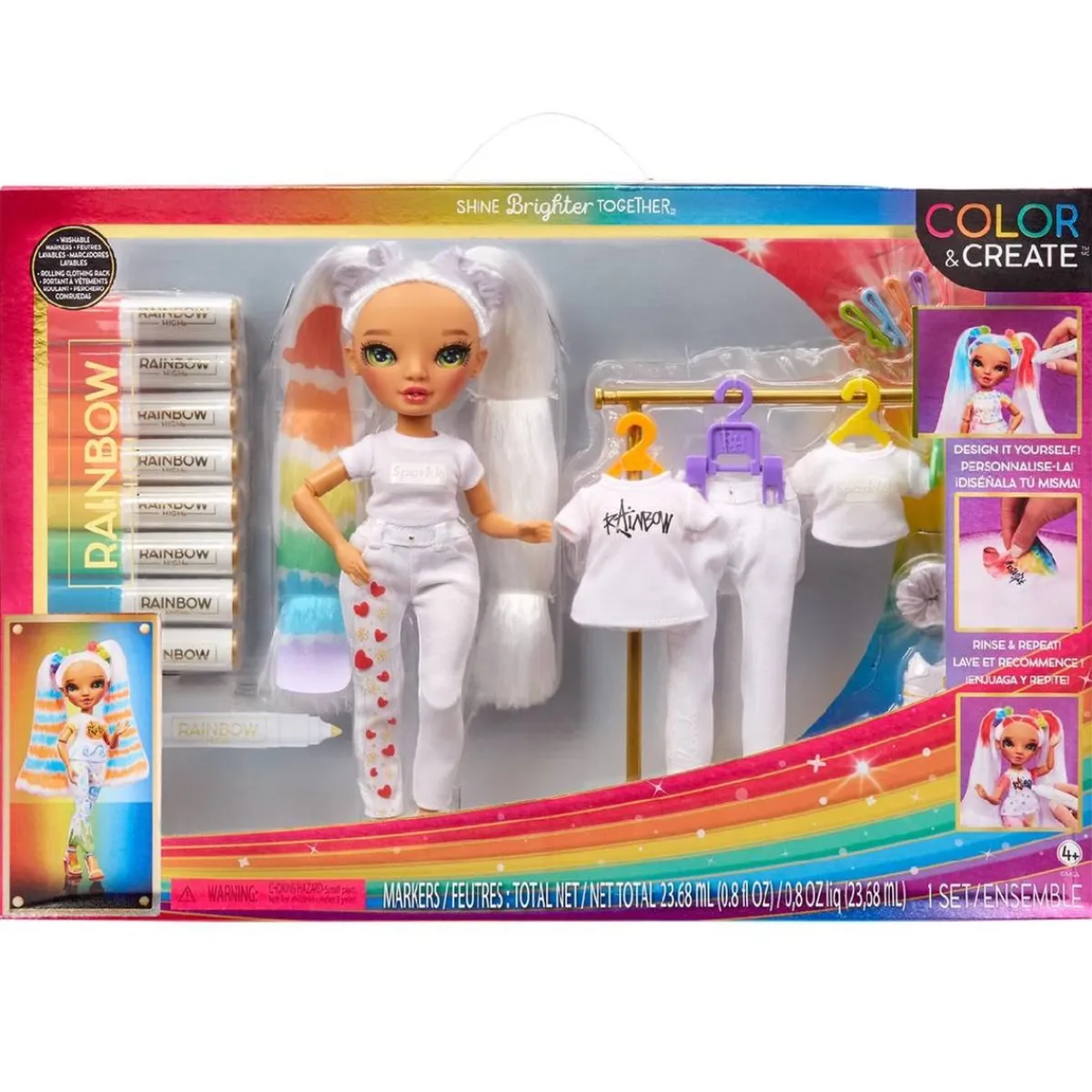 RAINBOW HIGH Muñecas*- Muñeca Color & Create