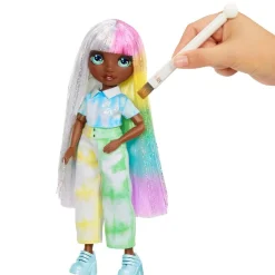 RAIMBOW HIGH Muñecas*Rainbow High - Watercolor & Create DIY - Muñeca ojos verdes