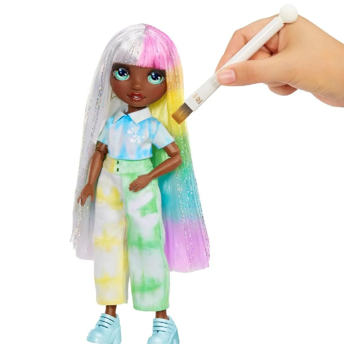 RAIMBOW HIGH Muñecas*Rainbow High - Watercolor & Create DIY - Muñeca ojos verdes