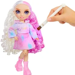 RAIMBOW HIGH Muñecas*Rainbow High - Watercolor & Create DIY - Muñeca ojos lavanda