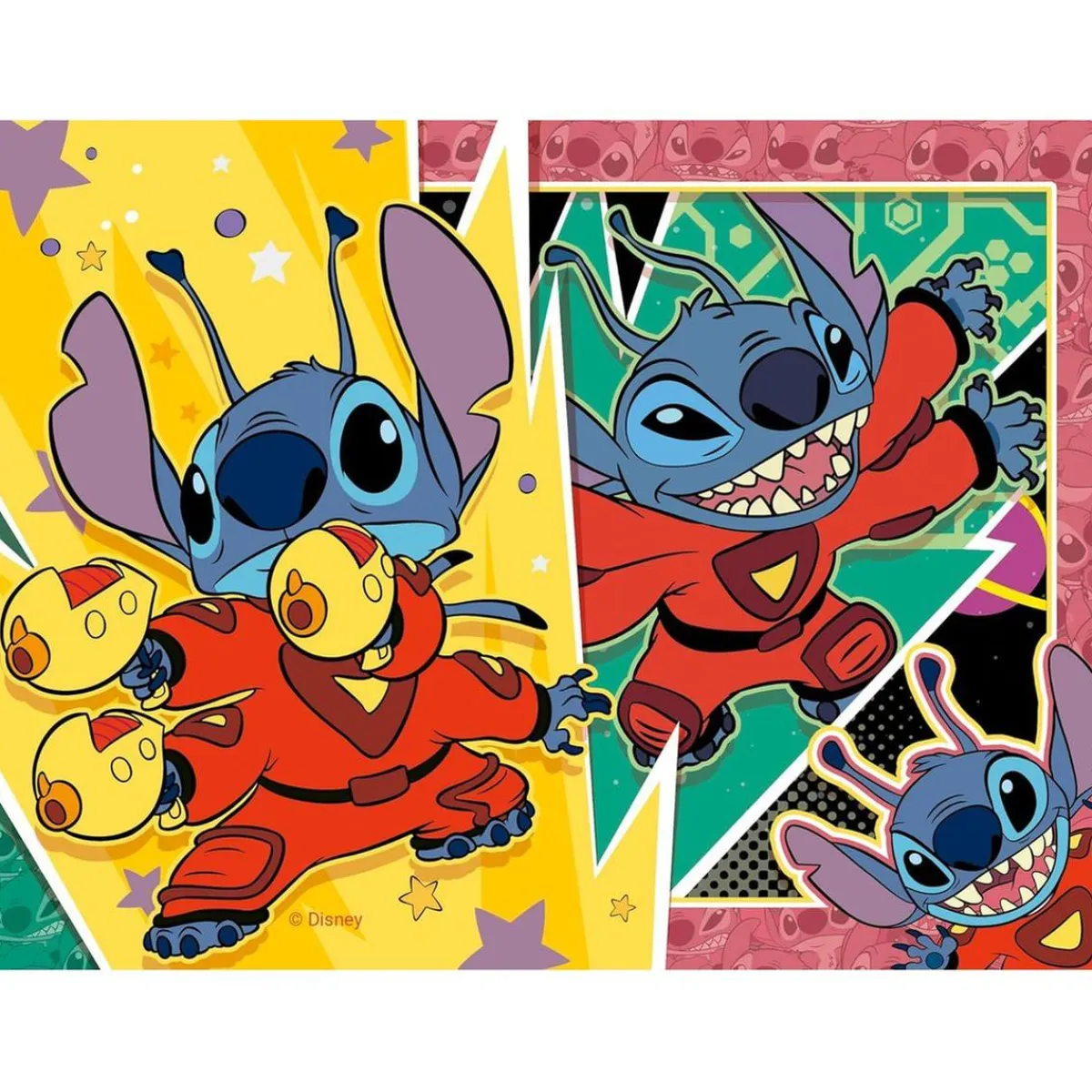 RAVENSBURGER Juegos Y Puzzles*- Puzzle Disney Stitch 4 in a box