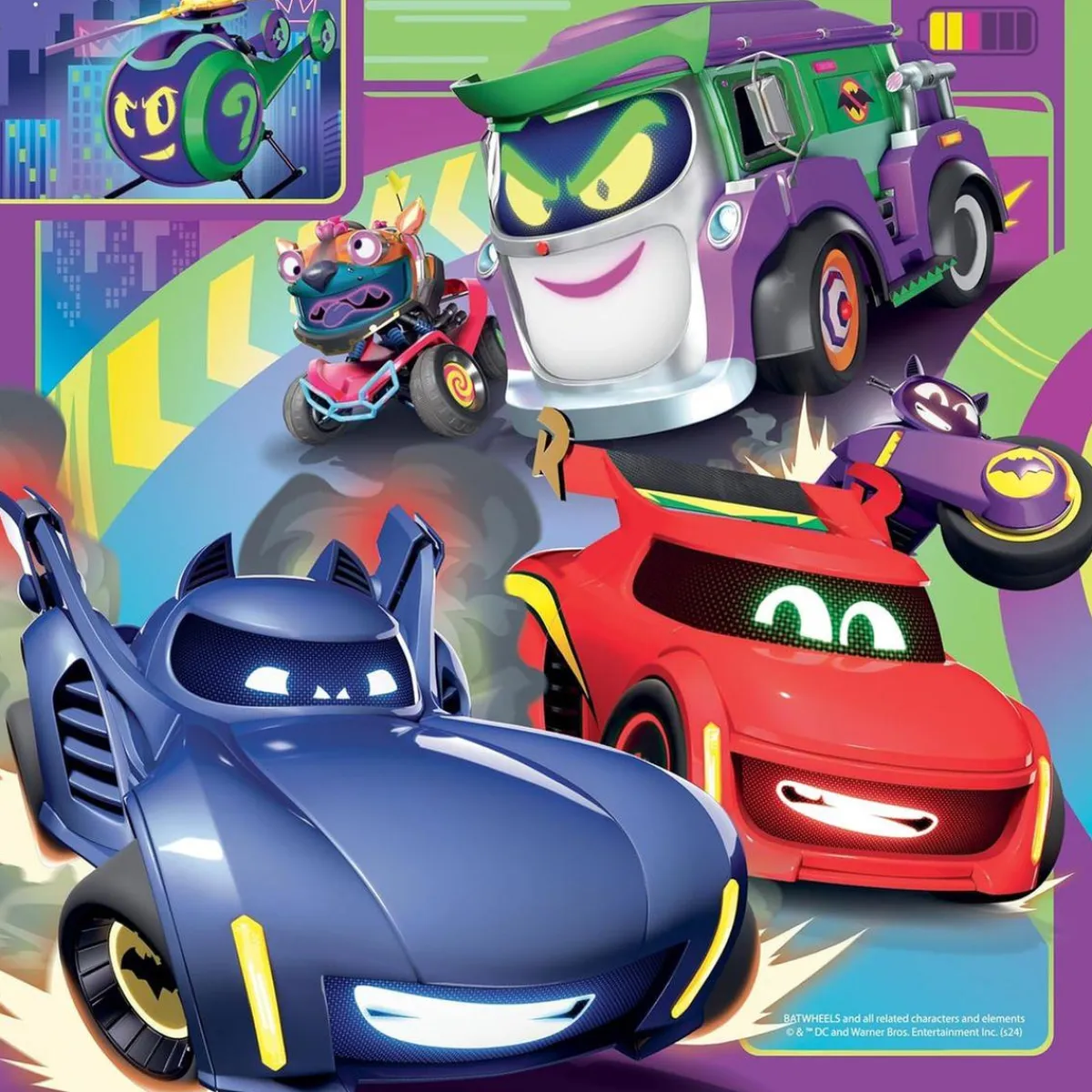 RAVENSBURGER IBÉRICA Juegos Y Puzzles*Ravensburger - 3 puzzles 49 piezas Batwheels