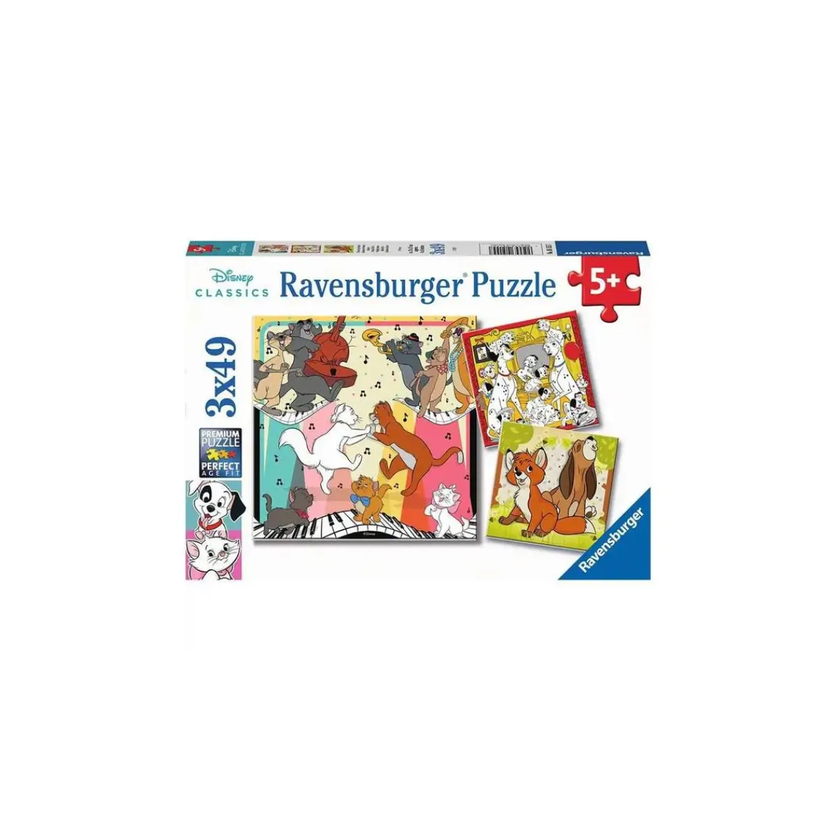 RAVENSBURGER IBÉRICA Juegos Y Puzzles*Ravensburger - Animales felices - Puzzle 3x49 pìezas
