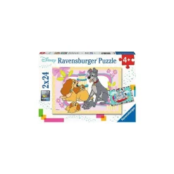 RAVENSBURGER IBÉRICA Juegos Y Puzzles*Ravensburger - Cachorros Disney - Puzzle 2x24 piezas