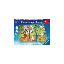 RAVENSBURGER IBÉRICA Juegos Y Puzzles*Ravensburger - Día del deporte - Puzzle 3x49 piezas Winnie the Pooh