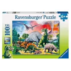 RAVENSBURGER IBÉRICA Juegos Y Puzzles*Ravensburger - Dinosaurios - Puzzle 100 piezas XXL