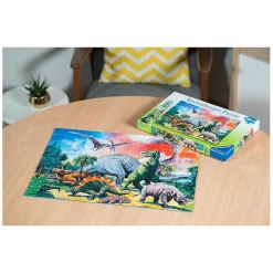 RAVENSBURGER IBÉRICA Juegos Y Puzzles*Ravensburger - Dinosaurios - Puzzle 100 piezas XXL