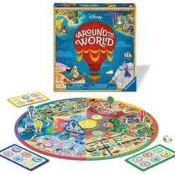 RAVENSBURGER IBÉRICA Juguetes Educativos Y Libros|Juegos Y Puzzles*Ravensburger - Disney Around the World Juegos de Mesa ㅤ