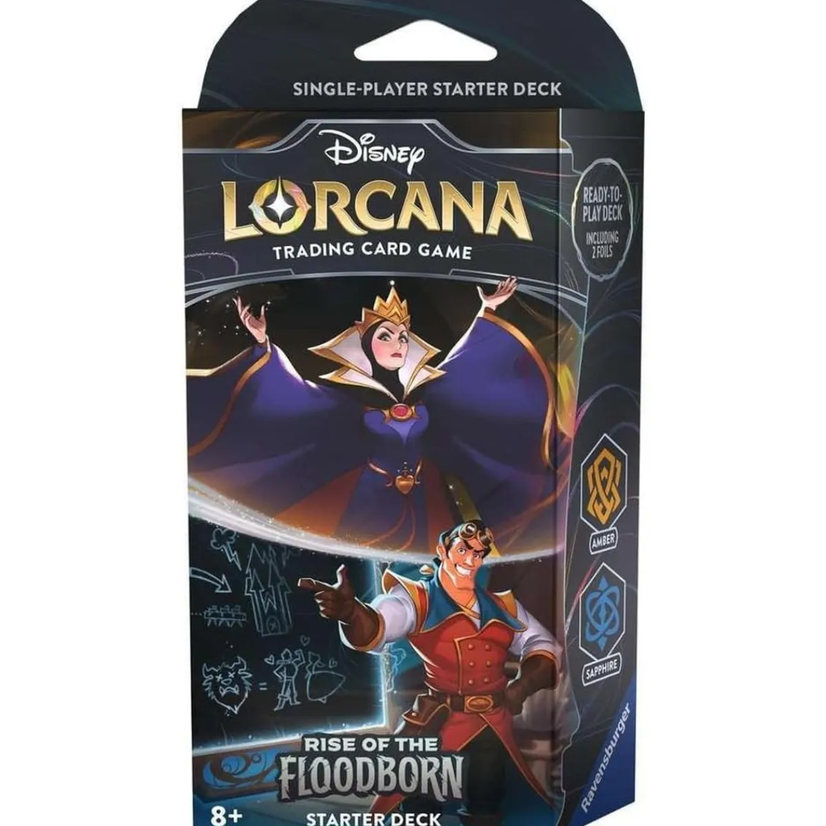 RAVENSBURGER IBÉRICA Juegos Y Puzzles*Ravensburger - Disney Lorcana Rise of the Floodborn Mazo de Inicio (Varios modelos) ㅤ
