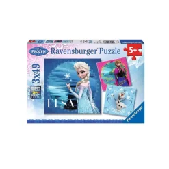 RAVENSBURGER IBÉRICA Juegos Y Puzzles*Ravensburger - Elsa, Anna y Olaf - Puzzle 3x49 piezas Frozen 2
