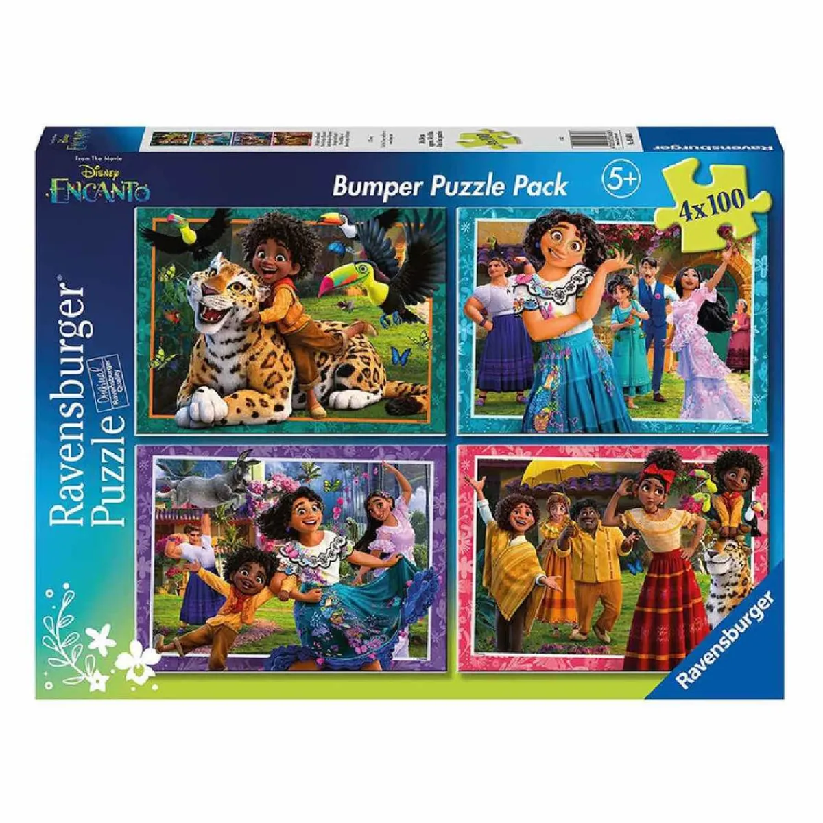 RAVENSBURGER IBÉRICA Juegos Y Puzzles*Ravensburger - Encanto - Pack 4 puzzles 100 piezas