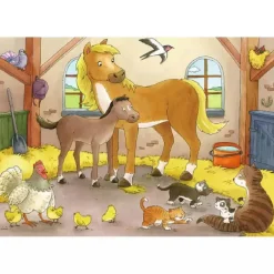 RAVENSBURGER IBÉRICA Juegos Y Puzzles*Ravensburger - Familias animales - Puzzles 2x12 piezas