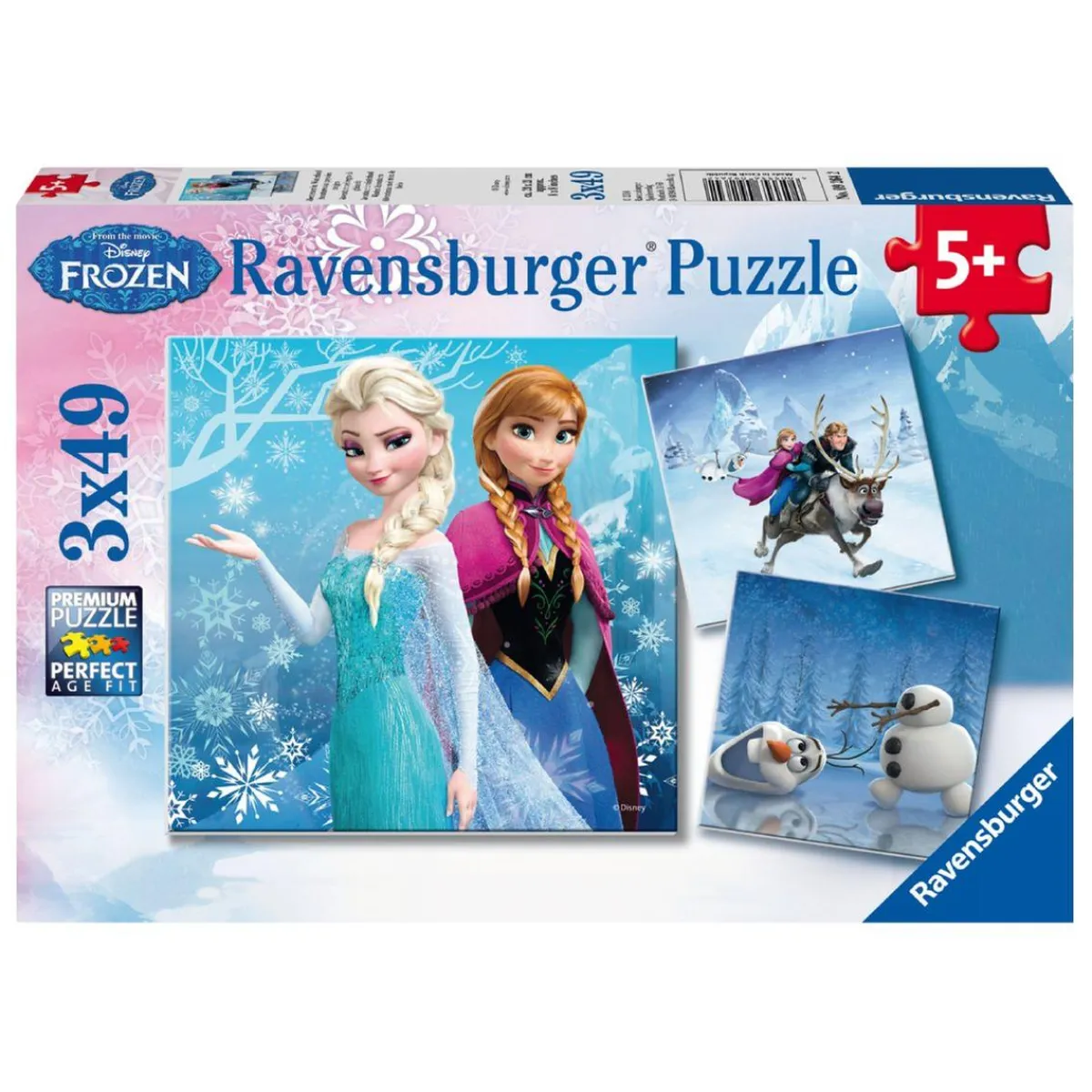 RAVENSBURGER IBÉRICA Juegos Y Puzzles*Ravensburger - Frozen - Pack 3 puzzles