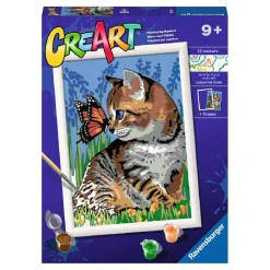 RAVENSBURGER IBÉRICA Arte Y Manualidades*Ravensburger - Gatito y mariposa CreArt