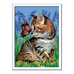 RAVENSBURGER IBÉRICA Arte Y Manualidades*Ravensburger - Gatito y mariposa CreArt
