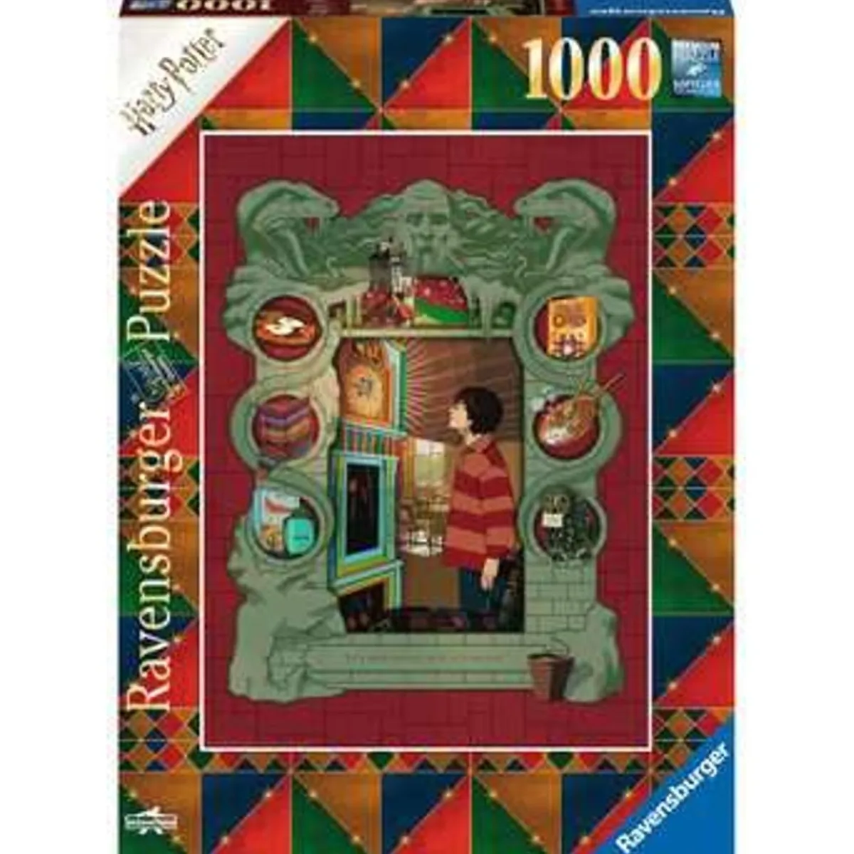 RAVENSBURGER IBÉRICA Juegos Y Puzzles*Ravensburger - Harry Potter - Puzzle 1000 piezas: Harry Potter en la casa de la familia Weasley ㅤ