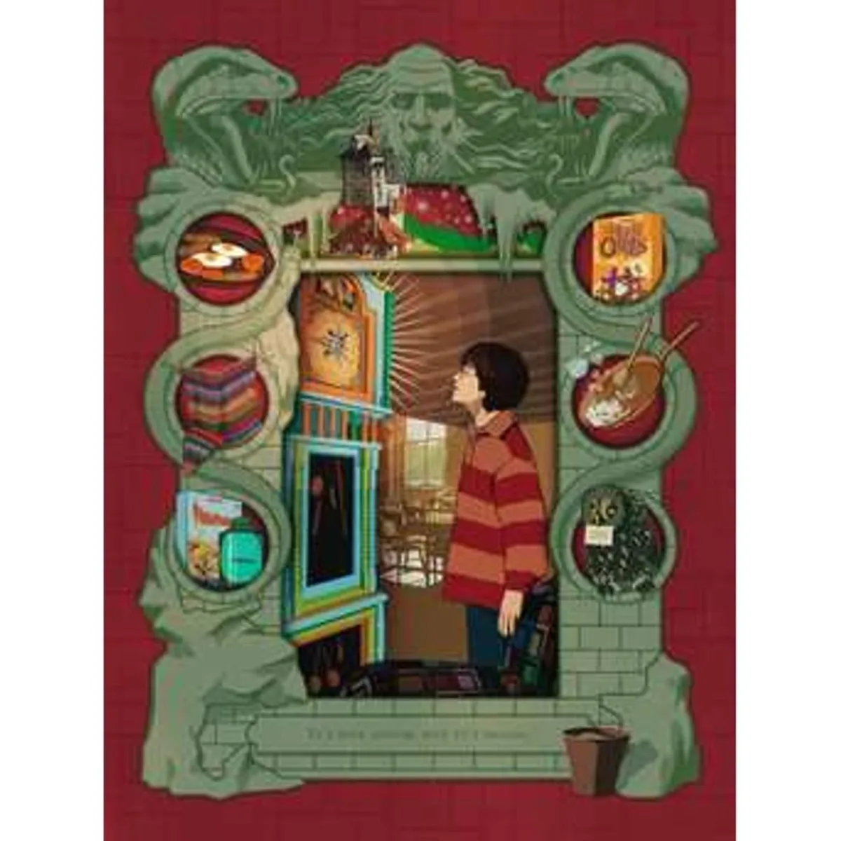 RAVENSBURGER IBÉRICA Juegos Y Puzzles*Ravensburger - Harry Potter - Puzzle 1000 piezas: Harry Potter en la casa de la familia Weasley ㅤ