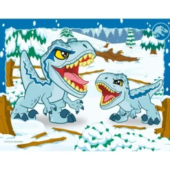 RAVENSBURGER Juegos Y Puzzles*- Jurassic World - Puzzle 4 in a box