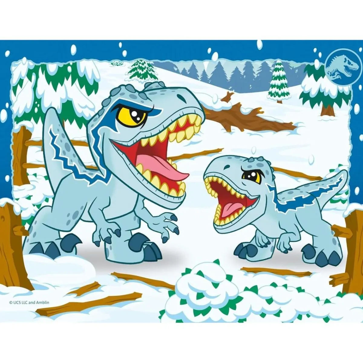 RAVENSBURGER Juegos Y Puzzles*- Jurassic World - Puzzle 4 in a box