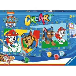 RAVENSBURGER IBÉRICA Arte Y Manualidades*Ravensburger - Kit para pintar por números CreArt Serie Junior con dos tablas preimpresas y colores ㅤ