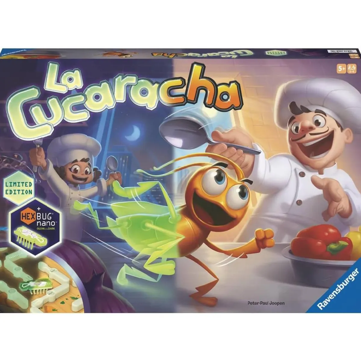 RAVENSBURGER IBÉRICA Friki Zone|Juegos Y Puzzles*Ravensburger - La Cucaracha - 10ª Edición Brilla en la oscuridad