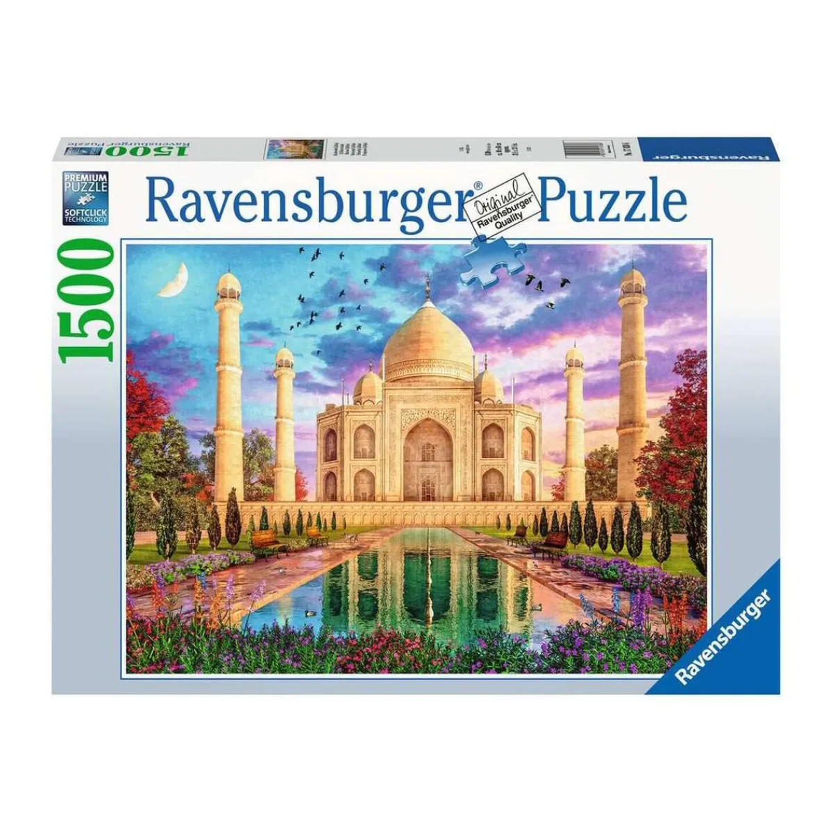 RAVENSBURGER IBÉRICA Juegos Y Puzzles*Ravensburger - Majestuoso Taj Mahal - Puzzle 1500 piezas