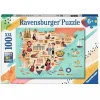 RAVENSBURGER IBÉRICA Juegos Y Puzzles*Ravensburger - Mapa de España y Portugal - Puzzle 100 piezas XXL