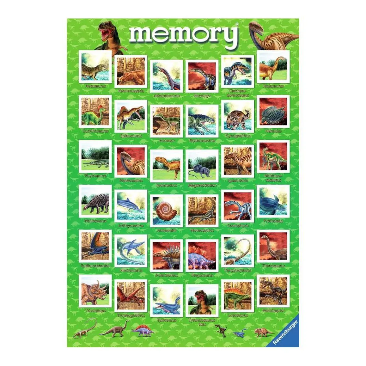 RAVENSBURGER IBÉRICA Friki Zone|Juegos Y Puzzles*Ravensburger - Memory Dinosaurios