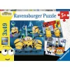 RAVENSBURGER IBÉRICA Juegos Y Puzzles*Ravensburger - Minions - Rompecabezas multicolor de Minions, 3x49 piezas ㅤ