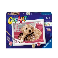 RAVENSBURGER IBÉRICA Arte Y Manualidades*Ravensburger - Pinta un perro y un gato CreArt