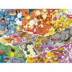 DEVIR Juegos Y Puzzles*Ravensburger - Pokemon - Pokemon, puzzle de 1000 piezas ㅤ