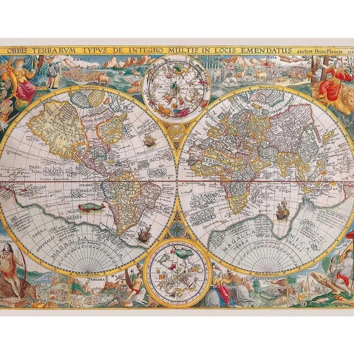 RAVENSBURGER IBÉRICA Juegos Y Puzzles*Ravensburger - Puzzle 1500 piezas Mapa Mundi 1594