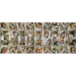 RAVENSBURGER IBÉRICA Juegos Y Puzzles*Ravensburger - Puzzle 1000 piezas, Arte y Panoramas de la Capilla Sixtina ㅤ