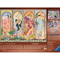 RAVENSBURGER IBÉRICA Juegos Y Puzzles*Ravensburger - Puzzle Arte Mil Piezas Cuatro Estaciones ㅤ