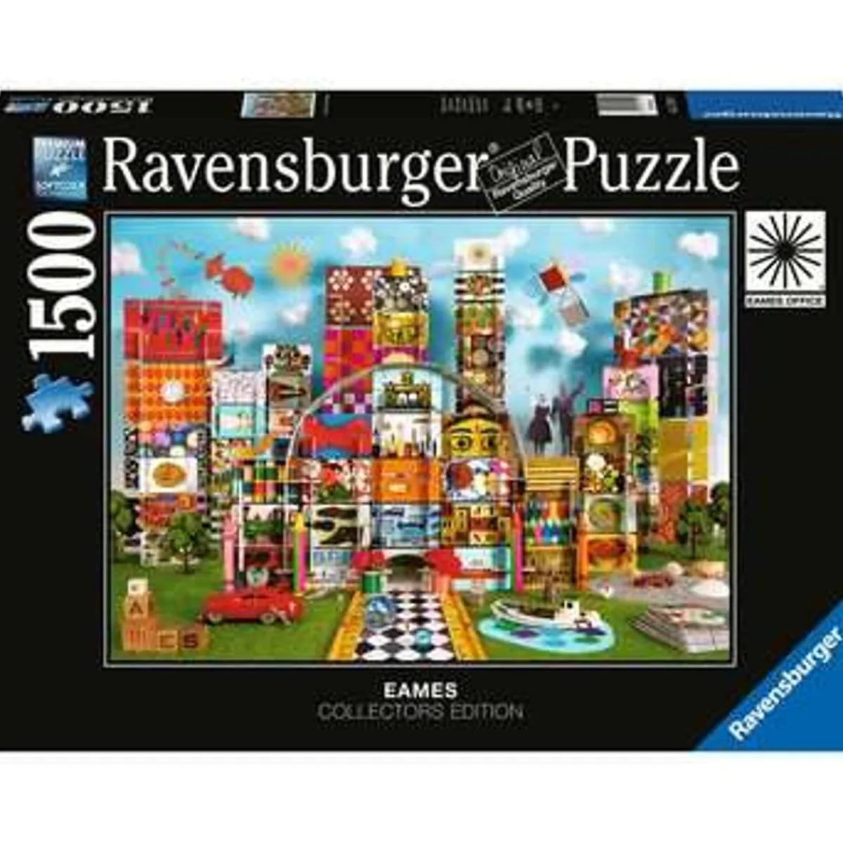 RAVENSBURGER IBÉRICA Juegos Y Puzzles*Ravensburger - Puzzle de 1500 piezas Eames House of Cards Fantasy ㅤ