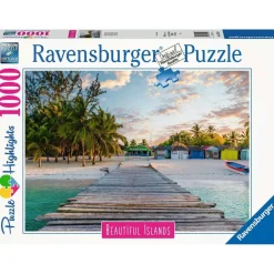 RAVENSBURGER IBÉRICA Juegos Y Puzzles*Ravensburger - Puzzle de 1000 piezas: Paisaje de isla caribeña ㅤ