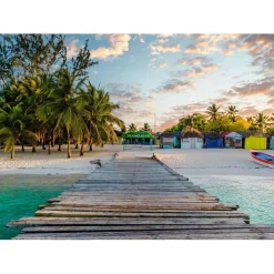 RAVENSBURGER IBÉRICA Juegos Y Puzzles*Ravensburger - Puzzle de 1000 piezas: Paisaje de isla caribeña ㅤ