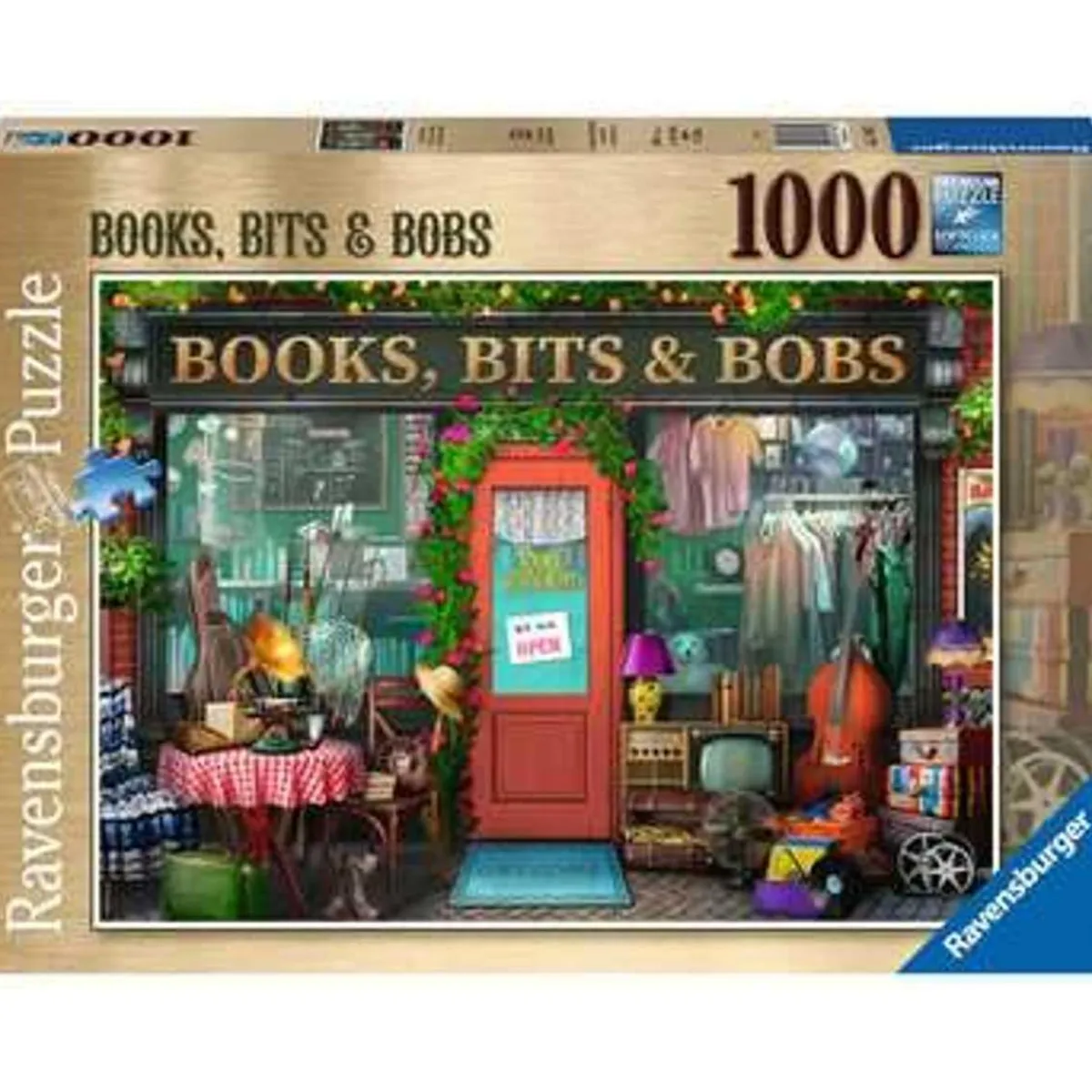 RAVENSBURGER IBÉRICA Juegos Y Puzzles*Ravensburger - Puzzle de libros, música y fantasía, 1000 piezas, ciudad ㅤ