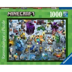 RAVENSBURGER IBÉRICA Juegos Y Puzzles*Ravensburger - Puzzle Minecraft 1000 piezas para adultos y niños