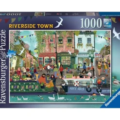 RAVENSBURGER IBÉRICA Juegos Y Puzzles*Ravensburger - Puzzle Paisaje Ribereño 1000 Piezas ㅤ