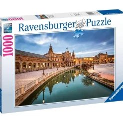 RAVENSBURGER IBÉRICA Juegos Y Puzzles*Ravensburger - Puzzle paisaje Sevilla 1000 piezas Plaza España ㅤ