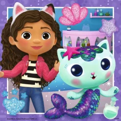 RAVENSBURGER IBÉRICA Juegos Y Puzzles*Ravensburger - Puzzle 3x49 piezas Gabby's Dollhouse, colección multicolor ㅤ